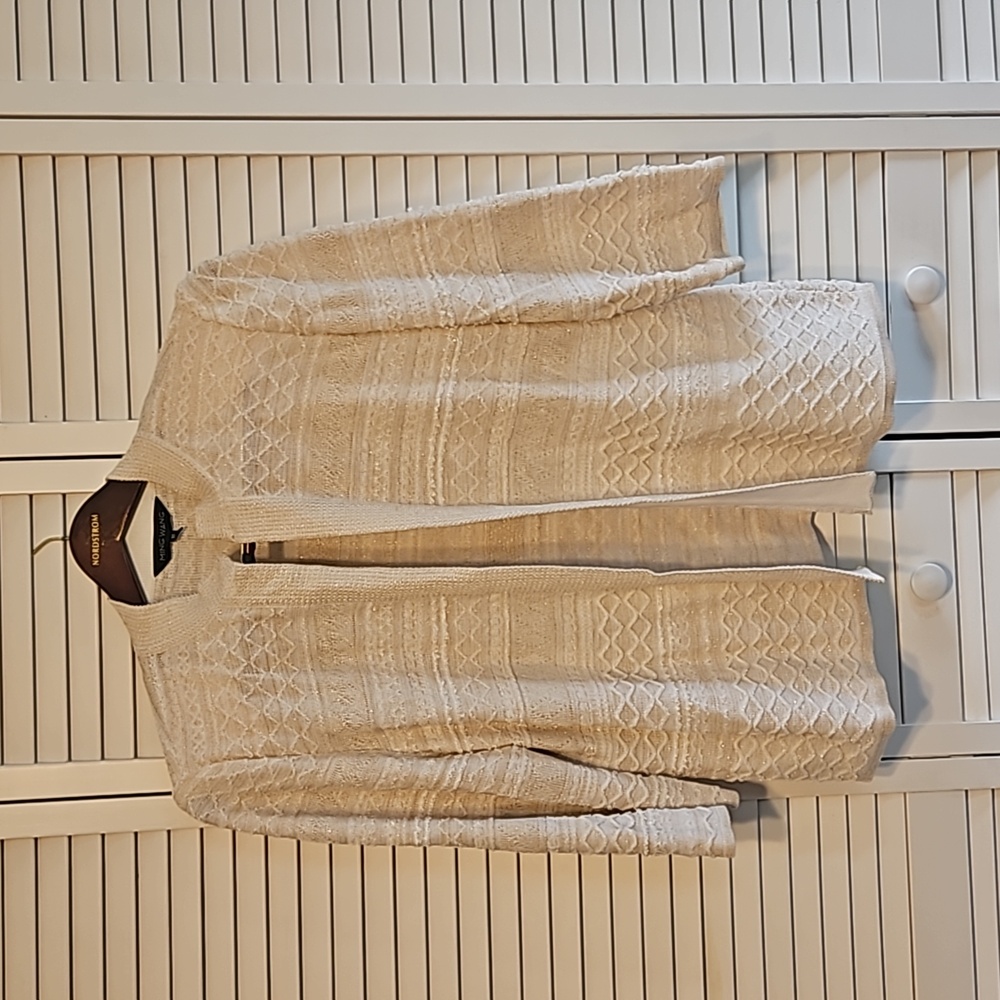 Ming Wang taupe/golden sweater
